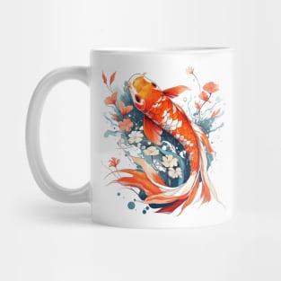 Koi Fish In A Pond Mug